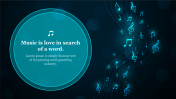 Attractive PowerPoint Music Background Templates