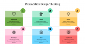 Multicolor Presentation Design Thinking PowerPoint Slide