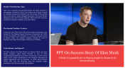 PPT On Success Story Of Elon Musk Template & Google Slides