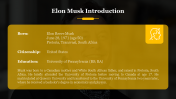 Best Elon Musk Introduction PowerPoint Presentation