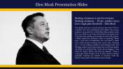 Sample Of Best Elon Musk Presentation Slides Design