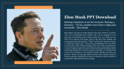 Elon Musk PPT Download Presentation Template & Google Slides