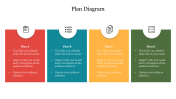 Innovative Plan Diagram PowerPoint Presentation Slide