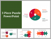 3 Piece Puzzle PowerPoint And Google Slides Themes