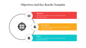 Editable Objectives And Key Results Template Slide
