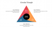 Creative Circular Triangle PowerPoint Presentation