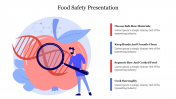 Editable Food Safety Presentation Template Slide