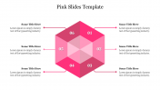 Hexagon Design Pink Slides Template Presentation
