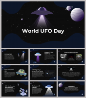 Creative World UFO Day PowerPoint and Google Slides Themes