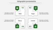 Amazing Infographic Presentation Templates with Four Blocks