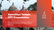 Best Kamakhya Temple PPT Presentation Template Slide