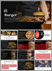 Innovative Burger PowerPoint Theme Presentation Deck