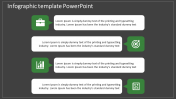 Awesome Infographic Template PowerPoint with Four Nodes