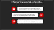 Astounding Infographic Template PowerPoint with Three Nodes