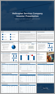 Deck Of Helicopter Services Company Investor Presentation