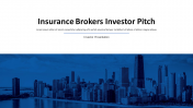 Attractive Insurance Brokers Investor Pitch Presentation