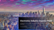 Electronics Industry Investor Pitch Google Slides Themes