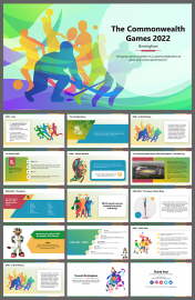 Commonwealth Games 2022 PowerPoint Template & Google Slides