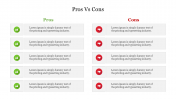 Example Of Pros Vs Cons Presentation Slides Design