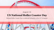 US National Roller Coaster Day PowerPoint Template