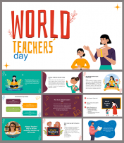 Attractive World Teachers Day PowerPoint For Presentation