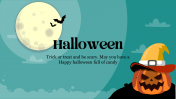 Editable Scary Halloween PowerPoint Presentation Designs