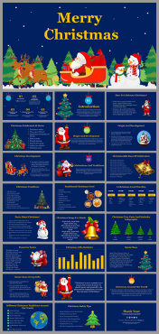 Merry Christmas PowerPoint Template and Google Slides