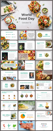Creative World Food Day PPT Presentation and Google Slides
