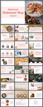 National Oatmeal Day PowerPoint and Google Slides Themes
