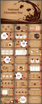 National Chocolate Day PowerPoint And Google Slides Themes