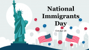 Easy To Edit National Immigrants Day For Presentation