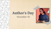 Creative Authors Day PowerPoint and Google Slides Themes