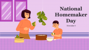 National Homemaker Day PPT and Google Slides Templates