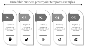 Use Business PowerPoint Templates In Grey Color Slide