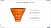 Editable Funnel for PPT Presentation Slide Templates