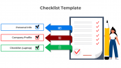 Easy To Customize Checklist PPT And Google Slides Template