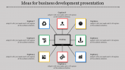 Business Development Presentation With Multiple Nodes