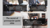 Attractive PowerPoint Quote Slide Template Designs
