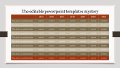 Get customizable PowerPoint Templates - Table Format