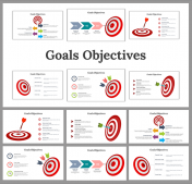Goals Objectives PowerPoint and Google Slides Themes