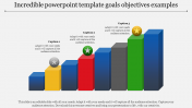 Buy Cube PowerPoint Template Goals Objectives