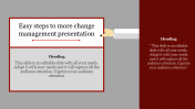 Simple And Creative Change Management Presentation Slide