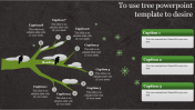 Evergreen Tree PowerPoint Template For Presentation
