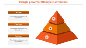 Attractive Strategic Triangle PowerPoint Template