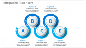 Use Infographic PowerPoint With Five Nodes Slide Design