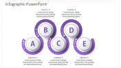 Editable Infographic PowerPoint With Five Nodes Slide