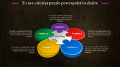 Circular Puzzle PowerPoint Template and Google Slides