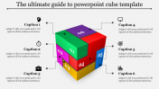 Colorful Infographic Powerpoint Cube Template for PPT and Google Slides