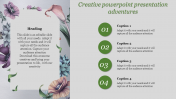 Four Stage Creative PowerPoint Presentation Designs