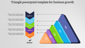 Innovative Triangle PowerPoint Template with Five Nodes